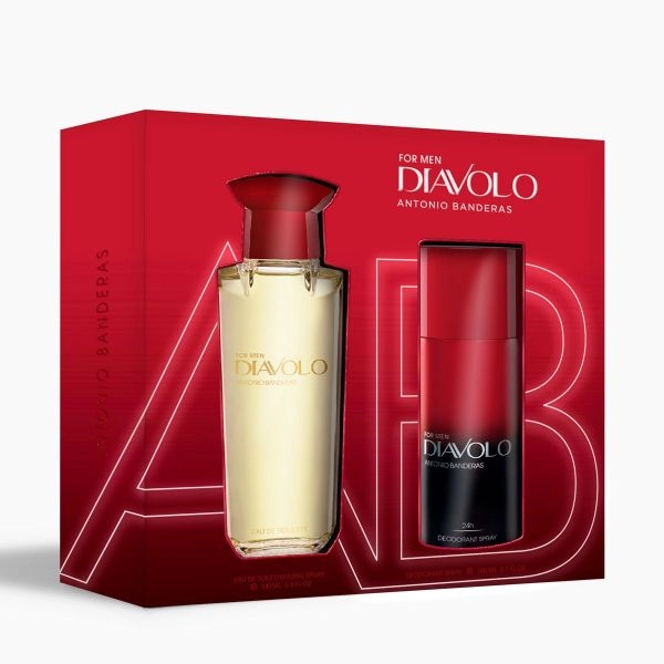 KIT ANTONIO BANDERAS DIAVOLO MASC 100ML DEO 150ML